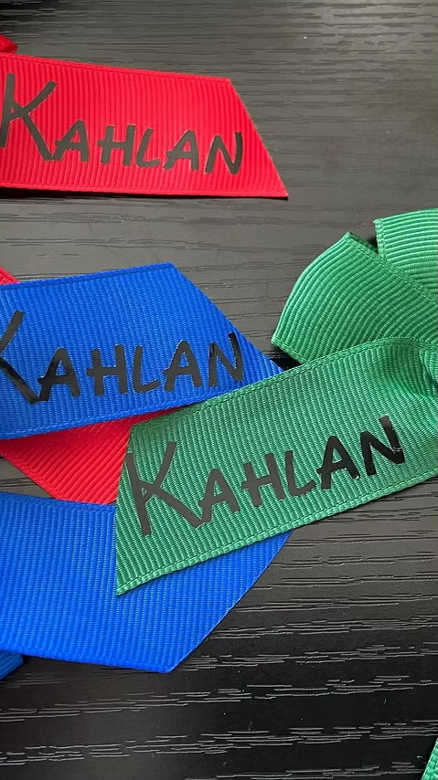 4-inch Personalised Hair Bow