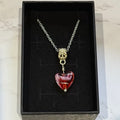 Crimson Swirl Necklace