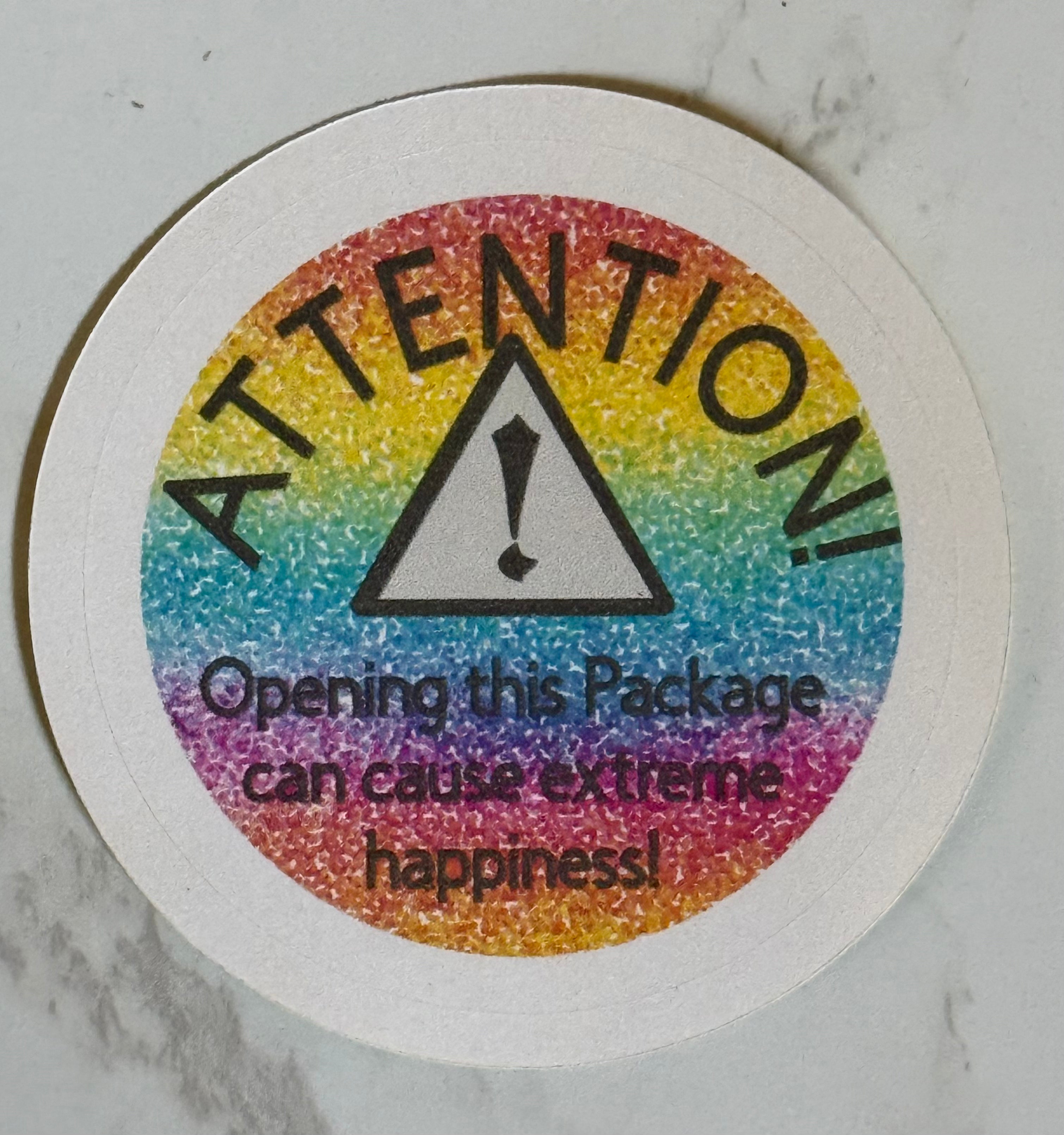 Extreme Happiness Sticker - Pack of 12