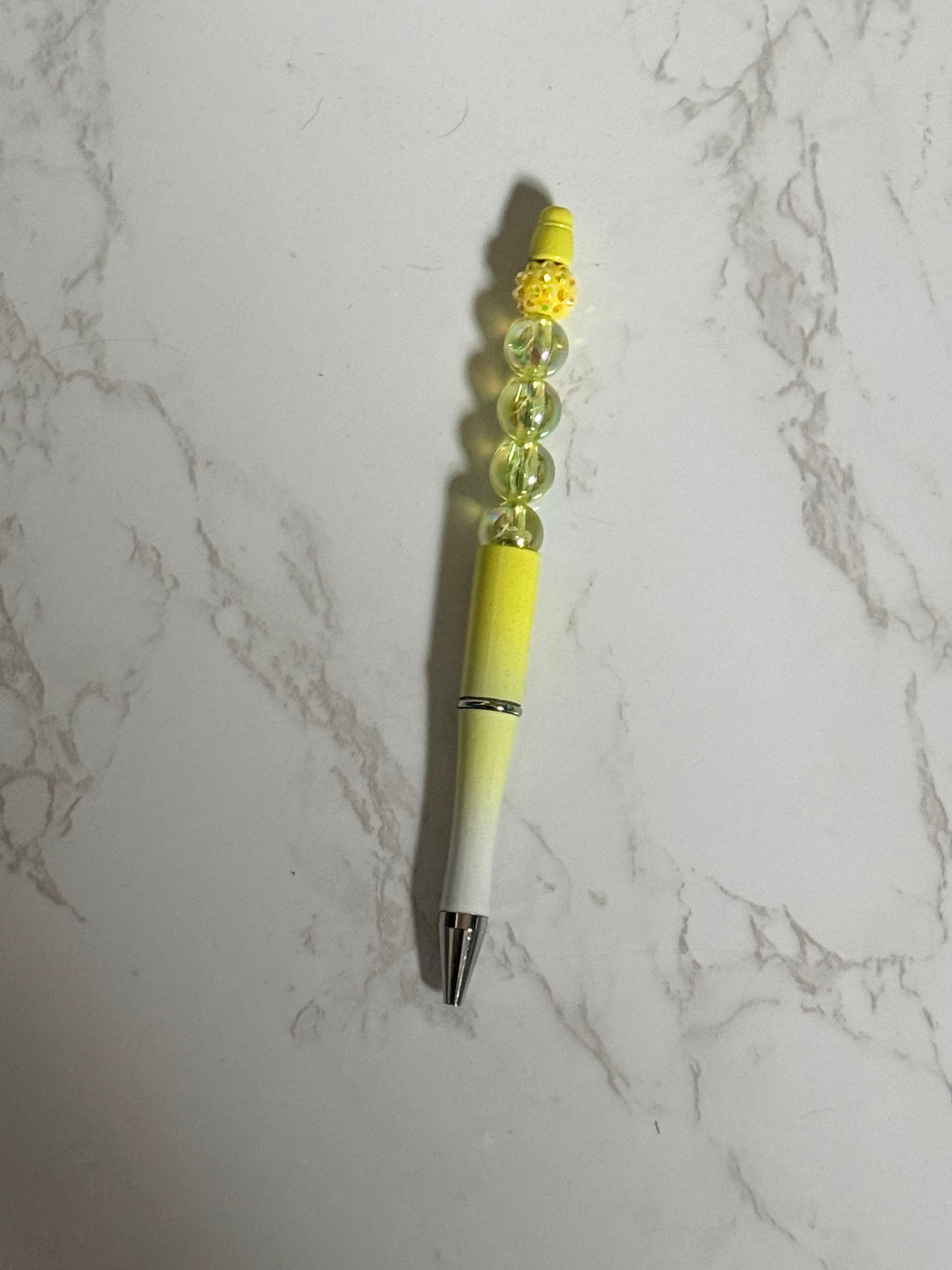 Radiant Sunshine Beaded Pen